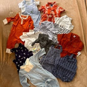 LOT boys clothes 0-3 months - Janie & Jack, Under Armor, Cat & Jack, and more.